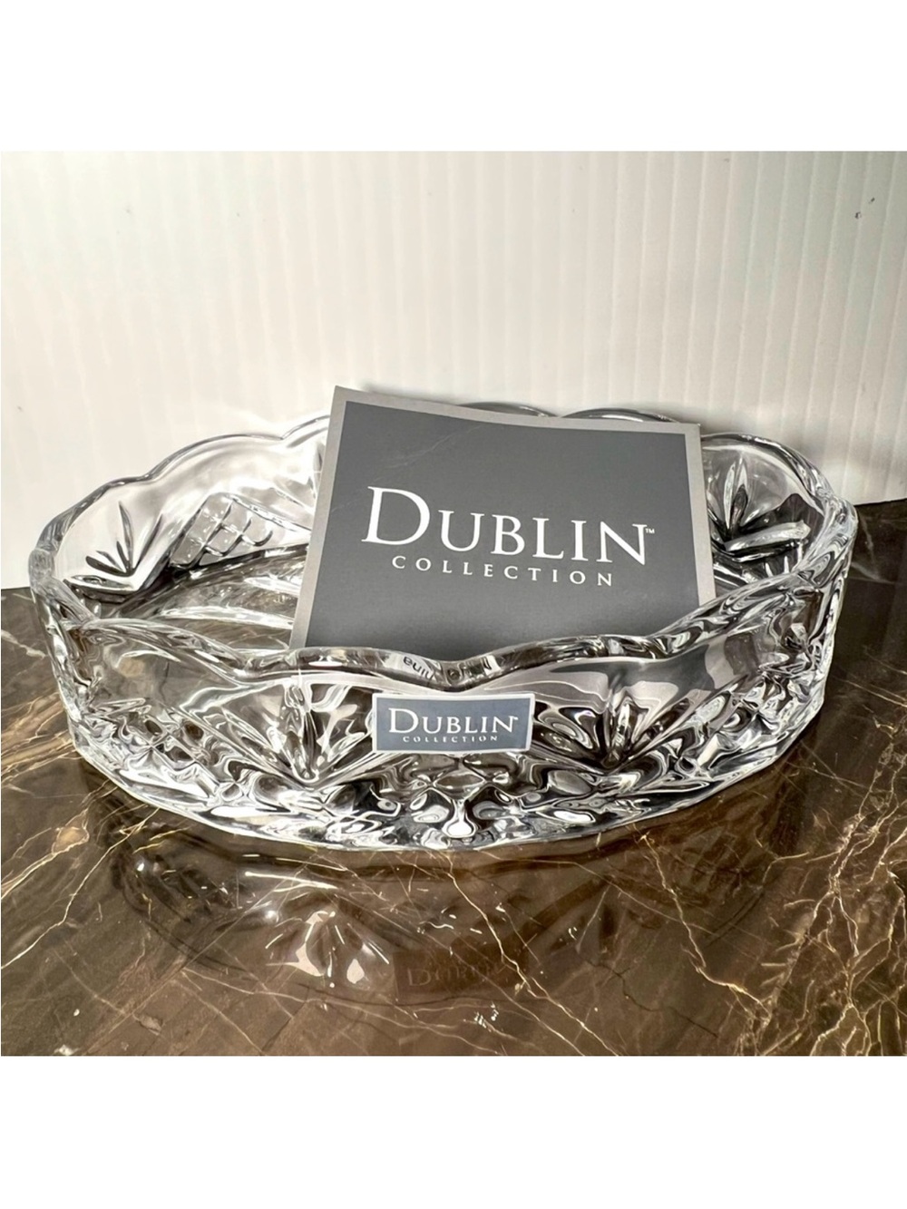 Dublin Crystal Soap Dish - NIB